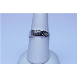 13.00 CTW CZ RING .925 STERLING SILVER