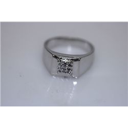 22.9 CTW CZ RING .925 STERLING SILVER