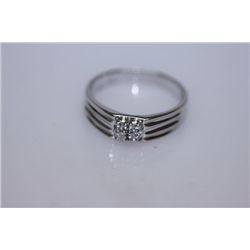 15.3 CTW CZ RING .925 STERLING SILVER