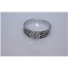 Image 1 : 15.3 CTW CZ RING .925 STERLING SILVER