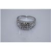 Image 1 : 20.8 CTW CZ RING .925 STERLING SILVER