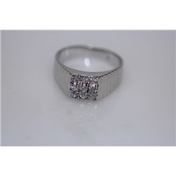 25.5 CTW CZ RING .925 STERLING SILVER