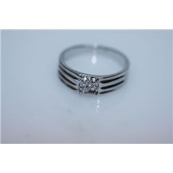 23.7 CTW CZ RING .925 STERLING SILVER