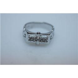 21.8 CTW CZ RING .925 STERLING SILVER