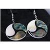 Image 1 : FANCY FASHION JEWELRY TRI-COLOR ROUND EARRINGS