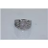 Image 1 : 19.92 CTW  CZ RING .925 STERLING SILVER