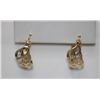 Image 1 : 14K GOLD PLATED LOOP EARRINGS