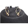 Image 2 : 18K GOLD PLATED DOLPHIN HOOP EARRINGS