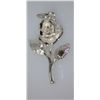 Image 1 : ROSE CHARM PENDANT.925 STERLING SILVER