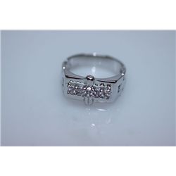 18.2 CTW CZ RING .925 STERLING SILVER