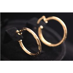 FASHION JEWELRY HOOP EARRINGS