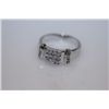 Image 1 : 13.0 CTW CZ RING .925 STERLING SILVER