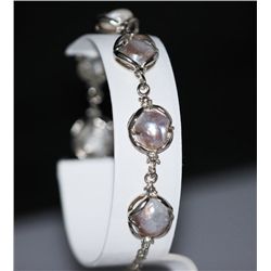 FANCY FASHION JEWELRY IVORY PEARL BRACELET