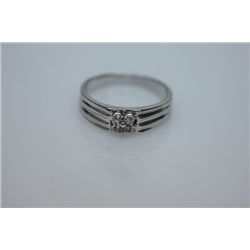 17.1 CTW CZ RING .925 STERLING SILVER