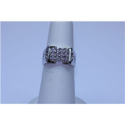 19.28 CTW CZ RING .925 STERLING SILVER