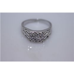 23.8 CTW CZ RING .925 STERLING SILVER