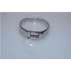 15.6CTW CZ RING .925 STERLING SILVER