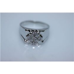 16.2 CTW CZ RING .925 STERLING SILVER