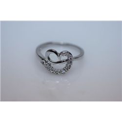 19.1 CTW CZ RING .925 STERLING SILVER