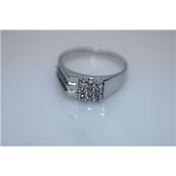 18.1 CTW CZ RING .925 STERLING SILVER