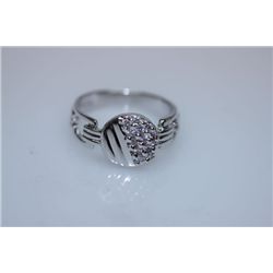 15.6 CTW CZ RING .925 STERLING SILVER