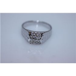 17.9 CTW CZ RING .925 STERLING SILVER