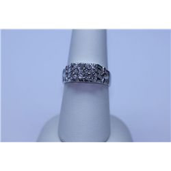 20.50 CTW CZ RING .925 STERLING SILVER