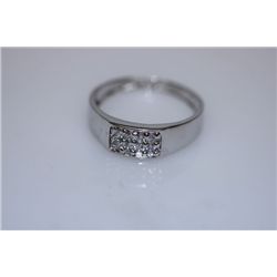 13.8 CTW CZ RING .925 STERLING SILVER