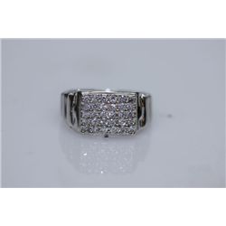 26.05  CZ RING .925 STERLING SILVER