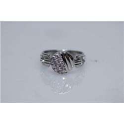 14.90  CZ RING .925 STERLING SILVER