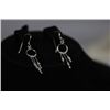 Image 1 : WIRE DANGLING EARRINGS .925 STERLING SILVER