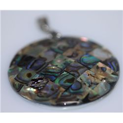 FANCY FASHION JEWELRY MULTICOLOR ROUND PENDANT