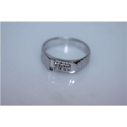 12.8 CTW CZ RING .925 STERLING SILVER