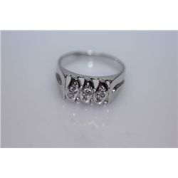 22.8 CTW CZ RING .925 STERLING SILVER