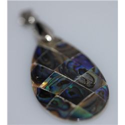 FANCY FASHION JEWELRY MULTICOLOR TEARDROP PENDANT