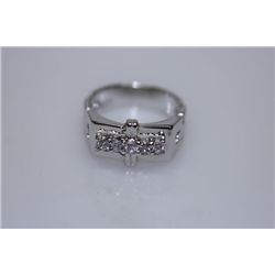 20.4 CTW CZ RING .925 STERLING SILVER