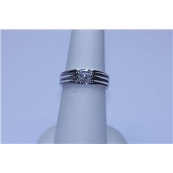 16.35 CTW CZ RING .925 STERLING SILVER