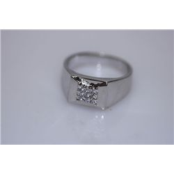 25.3 CTW CZ RING .925 STERLING SILVER