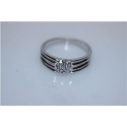 17.3 CTW CZ RING .925 STERLING SILVER