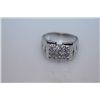 Image 1 : 18.8 CTW CZ RING .925 STERLING SILVER