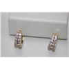 Image 2 : 14K GOLD PLATED CZ SMALL EARRINGS