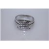 Image 1 : 28.1 CTW CZ RING .925 STERLING SILVER