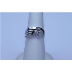 15.75 CTW CZ RING .925 STERLING SILVER