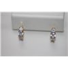 Image 1 : 14K GOLD PLATED CZ SMALL EARRINGS