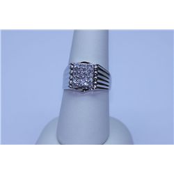 20.95 CTW CZ RING .925 STERLING SILVER