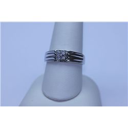 16.25 CTW CZ RING .925 STERLING SILVER