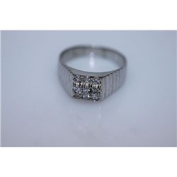 19.3 CTW CZ RING .925 STERLING SILVER