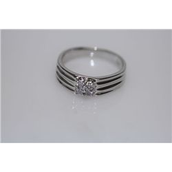 20.9 CTW CZ RING .925 STERLING SILVER