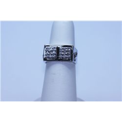 24.15 CTW CZ RING .925 STERLING SILVER