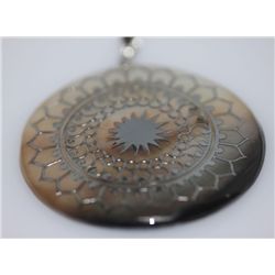 FANCY FASHION JEWELRY ANTIQUE COLOR ROUND PENDANT